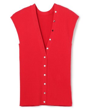  スムースニット 2WAYジレ