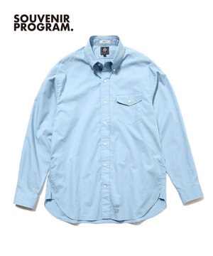  【J.PRESS ORIGINALS】【UNISEX】Cotton Broad Cloth B.D. Shirt / Baggy-Fit