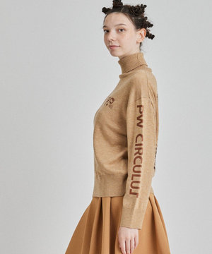 【WOMEN】LEOPARD ジャガードタートルニット