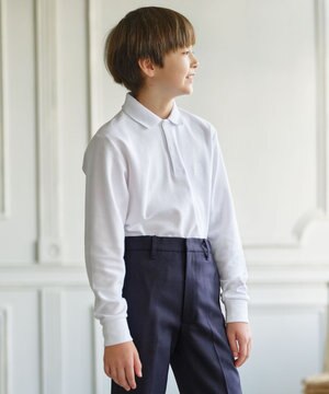 140-170cm】ホワイトカラー ポロシャツ / J.PRESS KIDS | ファッション