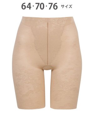 ガードル ロング丈 【EverChic】 綿混メッシュ生地(本体) 通気性(本体) ほどよくおなか押さえ フリーカッティング仕様(裾) レディース GRC430 /ワコール