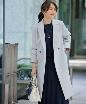  ウールライクレディ チェスターコート