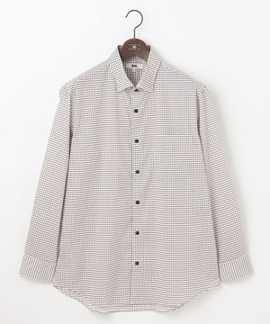  【キングサイズ・ストレッチ・洗える】ストレッチ プリント シャツ