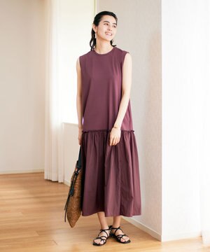 【接触冷感/吸水速乾】BEAUTY FORM コンビ ワンピース