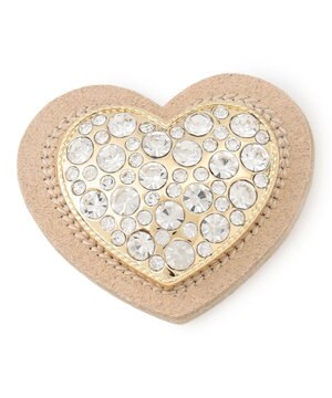  【マグネット】ハートブローチ