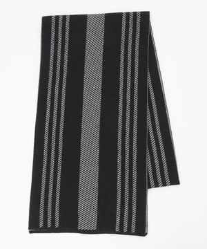  【チクチクしない】リバーシブルSNOWYストライプマフラー