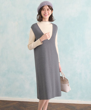 【大人百花掲載 ヨンアさん着用】2SET ニットジャンスカ セット