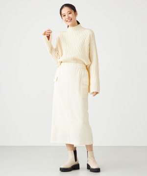  フラップポケットタイトスカート