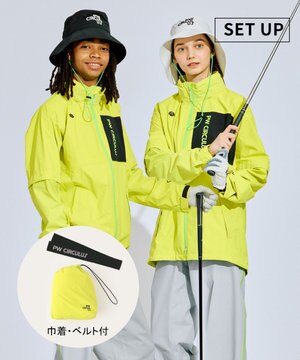  【 耐水圧20000mm  / レイン対応 】【UNISEX】防水レインウエアセット ゴルフ