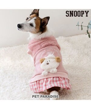  スヌーピー 脇開きトレーナー 《ピンク》 小型犬