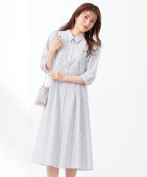 【UVカット】2WAYレディ シャツ ワンピース