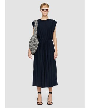  【洗える】コットンプリッセ　ドレス