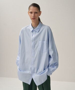  GIZA BROAD | ウォッシュドシャツ - UNISEX