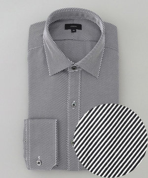  カルゼツイル レギュラーカラー ドレスシャツ