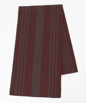  【チクチクしない】リバーシブルSNOWYストライプマフラー