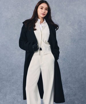 【滝沢眞規子さん着用/VERY掲載】MANTECOPureリバー フード ロングコート