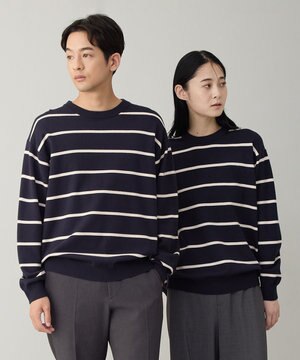  【OCEANS YouTube 掲載/男女兼用】スムースシルキーニット 柄