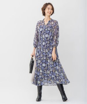  【速乾性・放湿性・防シワ性】サラサプリント ワンピース