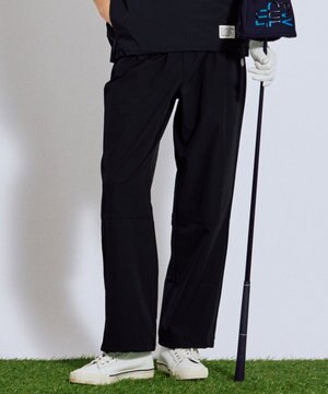 【ストレッチ素材】【WOMEN】セミワイド イージーパンツ ゴルフウェア レディース