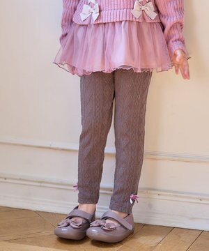  ケーブル ジャガード レギンス