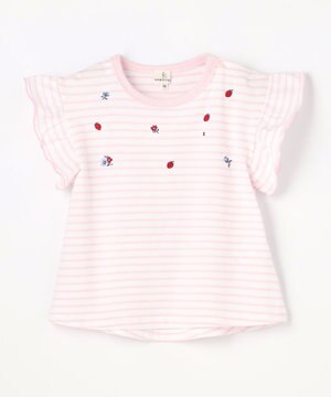 【80-100㎝】 フルーティーボーダーTシャツ