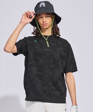 【MEN】ＤＯＶＥモチーフ ニットモックネック ゴルフ