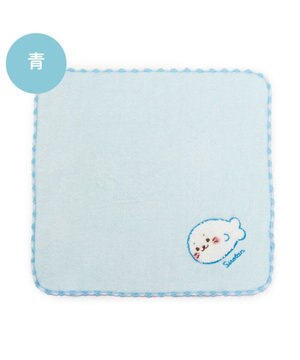  しろたん サガラミニタオル  《青》 単品 25cm×25cm