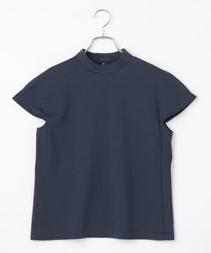  【ANSWER for シティライフ】乾燥機対応！ハイネックフレンチスリーブカットソー