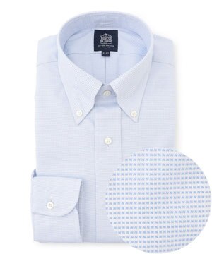  【PREMIUM PLEATS / 形態安定】ピンヘッド ドレスシャツ / B.D.