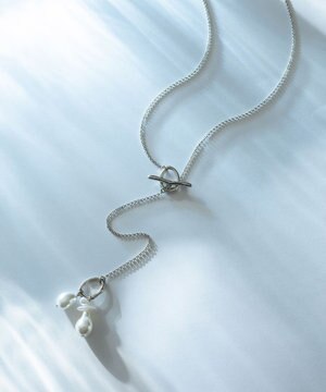 パール ラリエット ネックレス