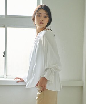 【ANSWER for ほど甘トレンド】フルギャザーブラウス