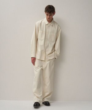  HARD WASHED COTTON | シャツジャケット - UNISEX