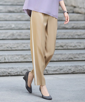 【カタログ掲載】ウールライクストレッチテーパード パンツ