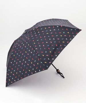 【晴雨兼用・軽量】プリント 折り畳み傘（収納ミニバッグ型傘袋つき）