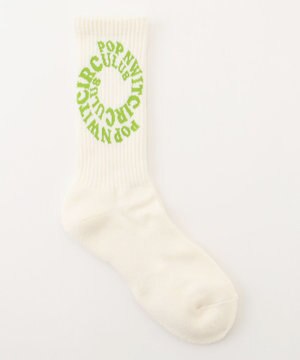 【WOMEN】【土踏まずをサポート】ＰＷサークルロゴ リブソックス