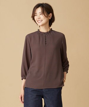 洗える】 RELAXION ツイル 肩ボタン ブラウス / J.PRESS LADIES S | ファッション通販 【公式通販】オンワード・クローゼット