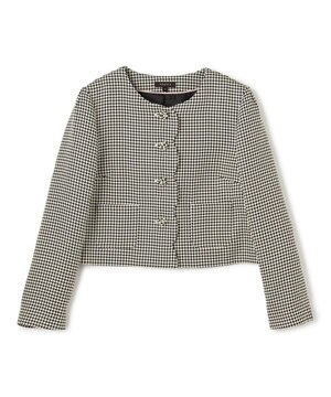  BABY SCALLOP 千鳥柄ジャケット