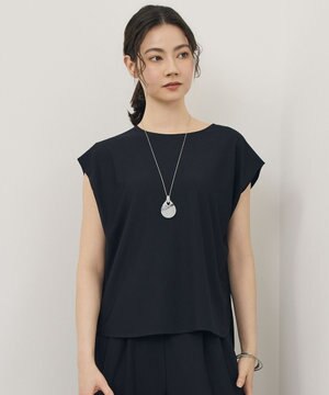  【WEB先行販売】ストレッチアムンゼンフレンチスリーブ カットソー