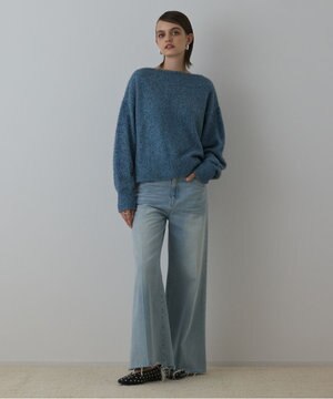  グリッターニットトップ