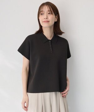  ミラノリブニットポロ