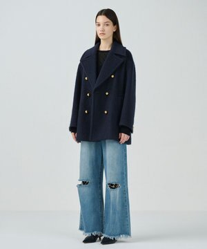  モヘヤシャギーPコート