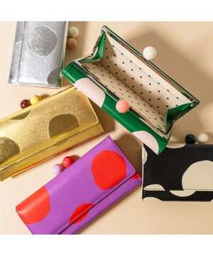  ズームドット がま口 長財布