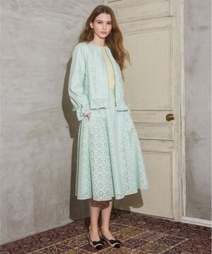  【洗える・消臭】FLOWER STORM スカート