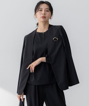  【セットアップ対応/洗える】2WAYストレッチツイル ジャケット