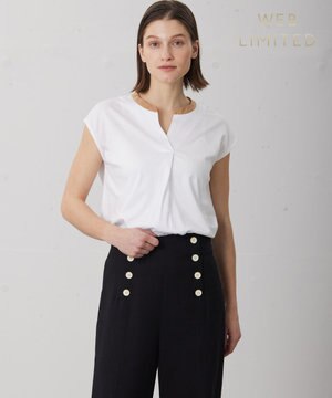  【WEB限定】AUBIN / バイカラートップス