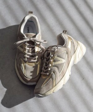  【VINCULUM】スエードコンビレースアップスニーカー