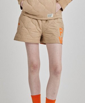 【WOMEN】ひょうたんキルティング中綿ショートパンツ