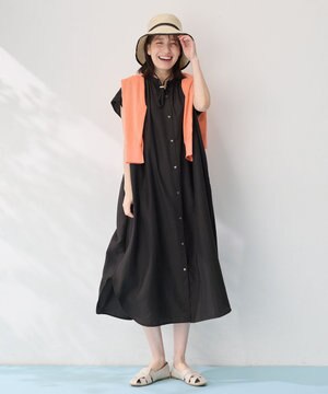 スパンボイル撥水ワンピース