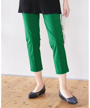  【小倉優子さん着用・日本製・洗える】サーラドライ・テーパードパンツ