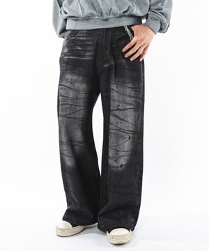 【ユニセックス着用ITEM】スーパーバギーダーティデニムパンツ